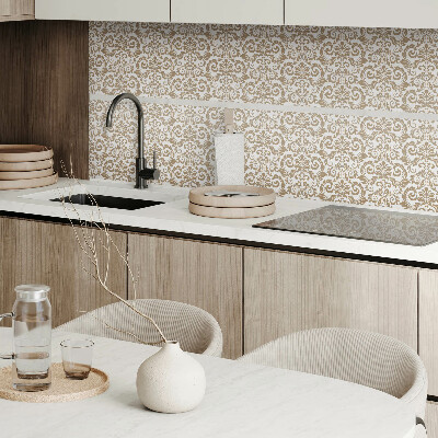 Pvc wall panels Ornament with plant motifs