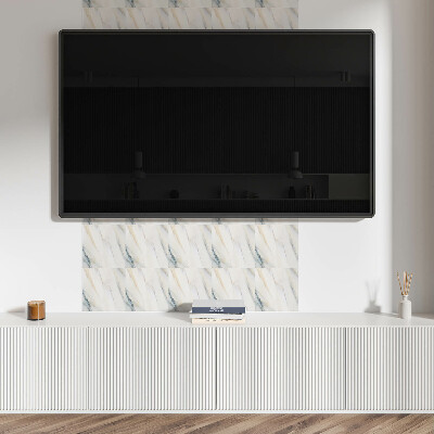 Vinyl tiles Stylish marble in a minimalist version