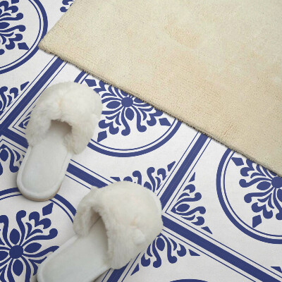 Pvc wall panels Floral pattern with circles
