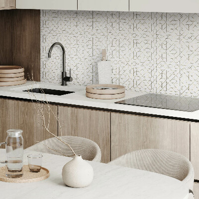 Vinyl tiles Line pattern in geometric form