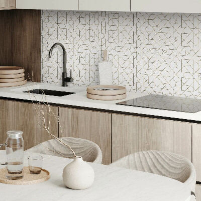 Vinyl tiles Line pattern in geometric form