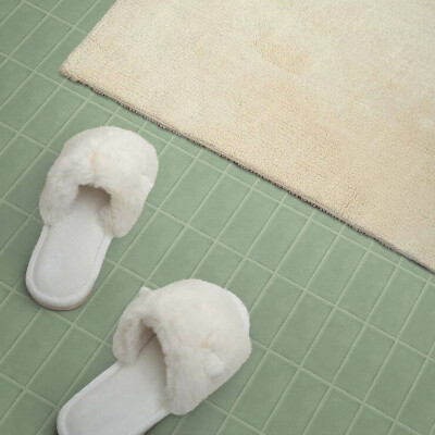 Self adhesive vinyl floor tiles Mesh rectangular patterns