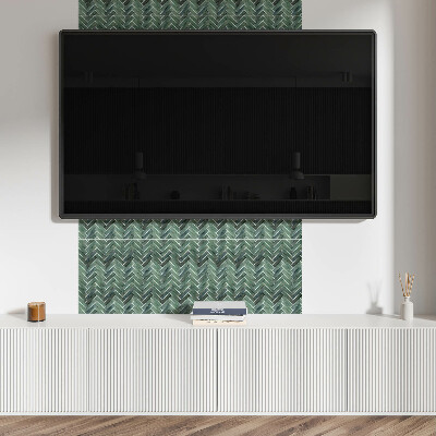 Self adhesive vinyl floor tiles Three-dimensional herringbone structure