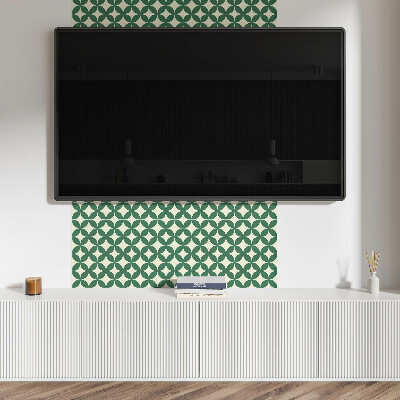 Vinyl tiles Leaf pattern in weaves