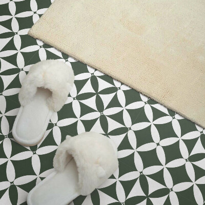 Vinyl tiles Stylish geometric checkerboard motif