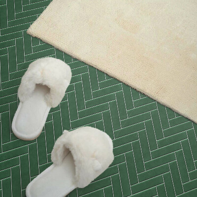 Self adhesive vinyl floor tiles Herringbone patterns on tiles