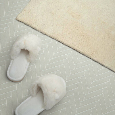 Self adhesive vinyl floor tiles Herringbone Pattern