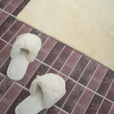 Self adhesive vinyl floor tiles Mosaic stripes