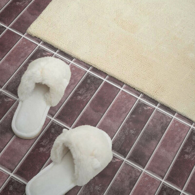 Self adhesive vinyl floor tiles Mosaic stripes