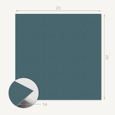 Self adhesive vinyl floor tiles Sea green in a dark tone