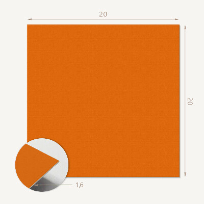 Vinyl tiles Orange Shade Pattern