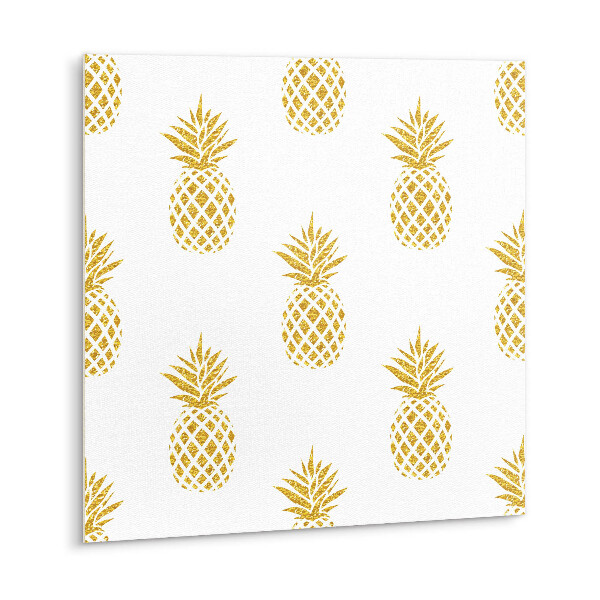 Vinyl tiles Golden cartoon pineapple