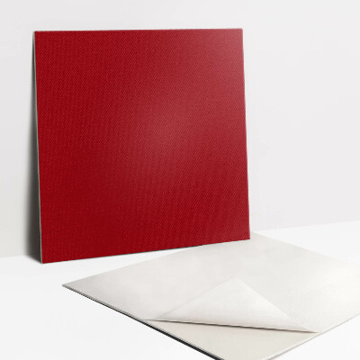 Vinyl tiles Red color