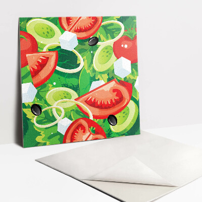Vinyl tiles Colorful vegetables