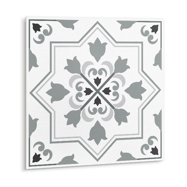 Vinyl tiles Gray ornament