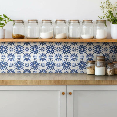 Vinyl tiles Floral ornaments