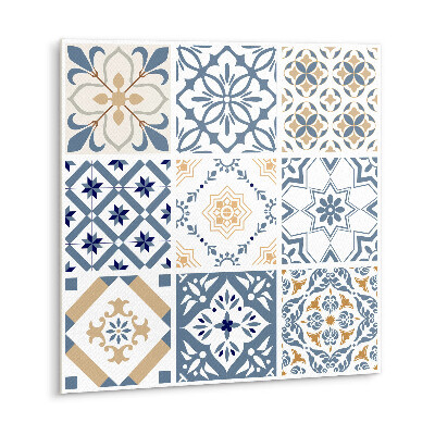 Vinyl flooring tiles Ornamental mosaic