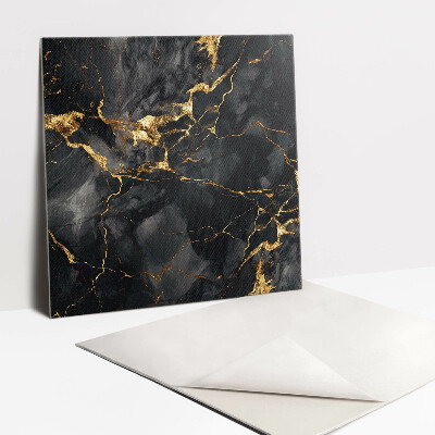 Vinyl flooring tiles Marble stone and gold