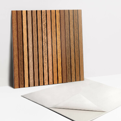 Self adhesive vinyl floor tiles Wooden slats