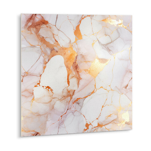 Self adhesive vinyl floor tiles Golden marble