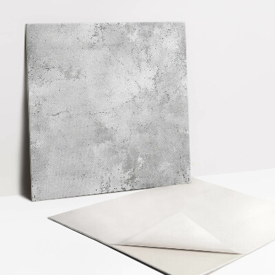 Self adhesive vinyl floor tiles Cracked concrete texture