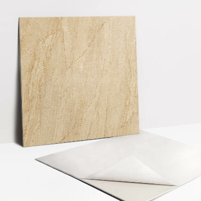 Self adhesive vinyl floor tiles Sandstone texture