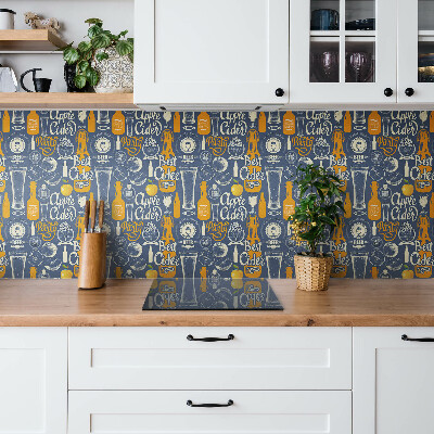 Vinyl wall tiles Apple cider