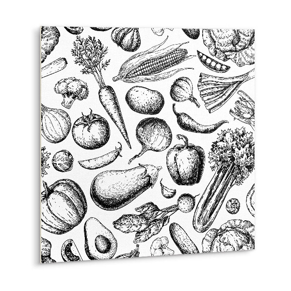 Vinyl tiles Cartoon vegetables