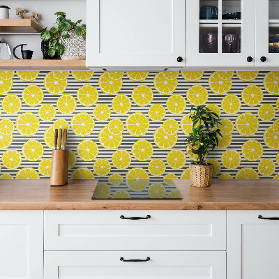 Vinyl tiles Cartoon lemon slices