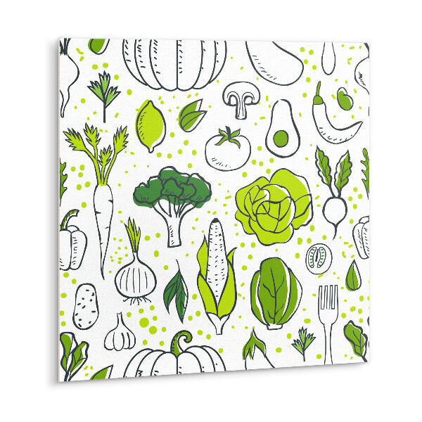 Vinyl tiles Cartoon green vegetables