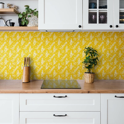 Vinyl tiles Yellow cartoon corn