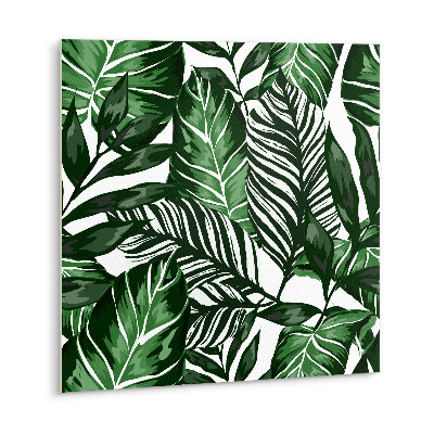 Vinyl tiles Green leaves