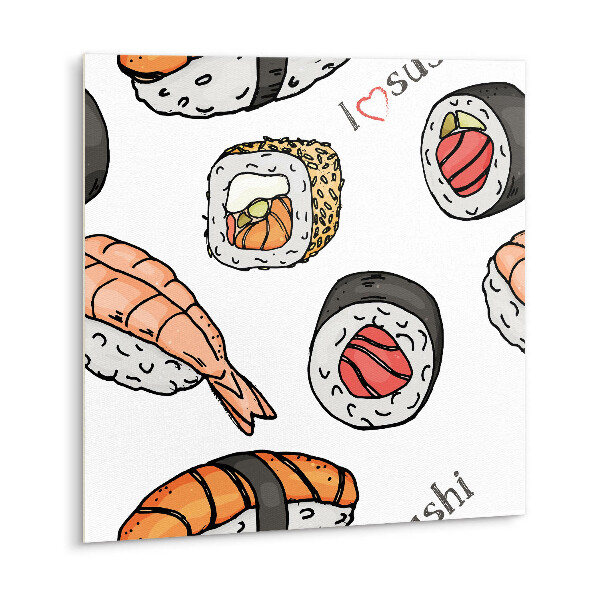 Vinyl tiles Cartoon sushi