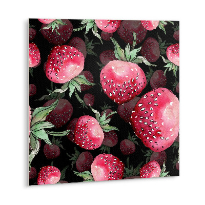 Vinyl tiles Cartoon strawberries