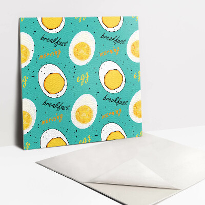 Vinyl tiles Egg and breakfast theme