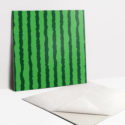 Vinyl tiles Green cartoon watermelon