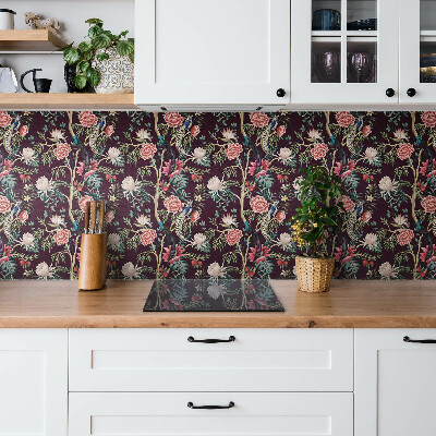 Vinyl tiles Fashionable flowers