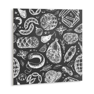 Vinyl tiles Cartoon food motif