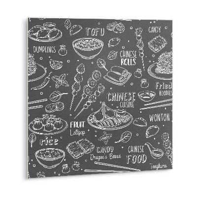 Vinyl tiles Cartoon food motif