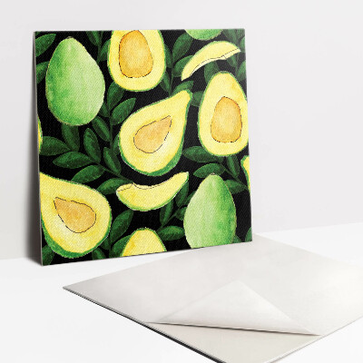 Vinyl tiles An avocado