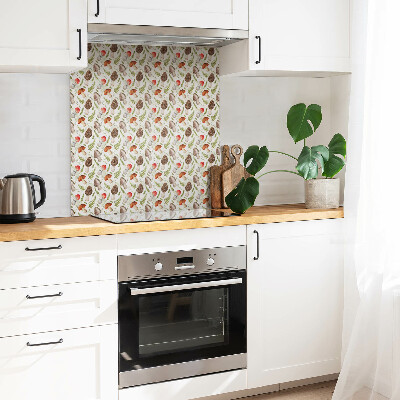 Vinyl tiles Mushrooms and ferns