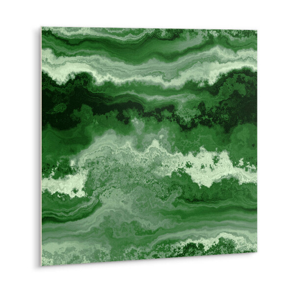 Vinyl tiles Green marble motif