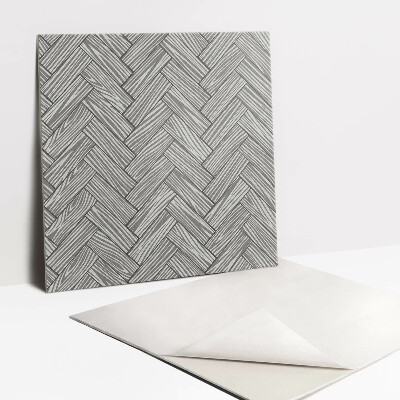 Self adhesive vinyl tiles Black and white panels