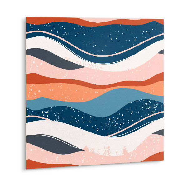 Vinyl tiles Abstract colorful waves