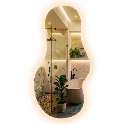 Organic Shaped LED Wall Mirror