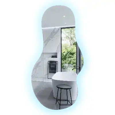 Organic Shaped LED Wall Mirror
