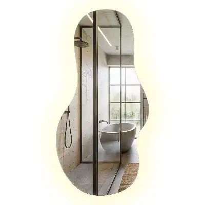 Organic Shaped LED Wall Mirror