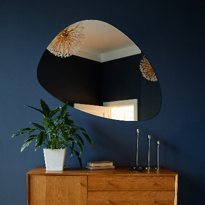 Irregular shaped mirror Frameless wall-mounted