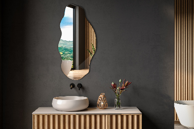 Asymmetric mirror stylish accessory