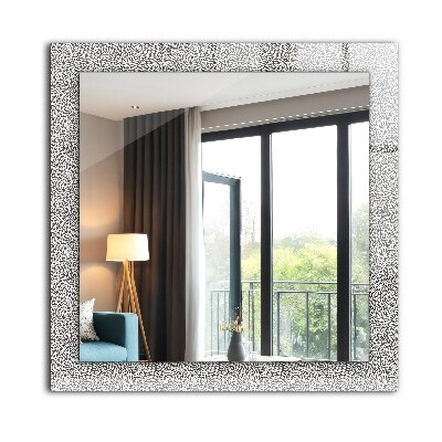 Wall mirror decor 3d pattern